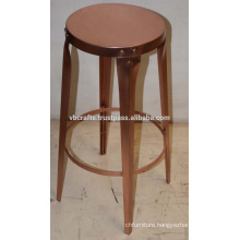 Metal Copper Finish Bar Stool